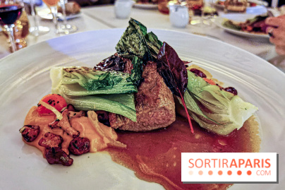 Le menu Traviata à l'Hôtel Le Meurice