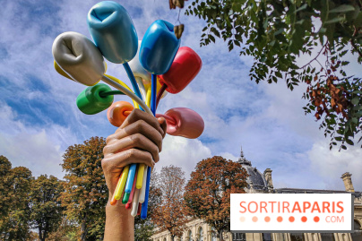 Le Bouquet de Tulipes de Jeff Koons à Paris