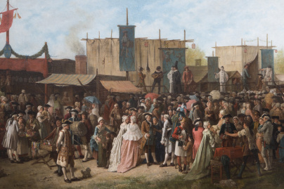 Marie-Antoinette, Benjamin Eugène Fichel (1826-1895) - La Foire de Saint-Cloud