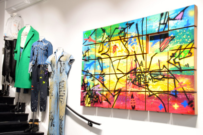 Exposition Cyril Kongo à la boutique Montaigne Market