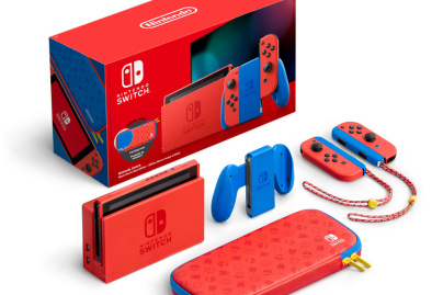 Nintendo Switch - Edition Mario (rouge et bleu) : des couleurs iconiques qui subliment la console