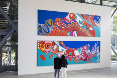 Sally Gabori, l'étonnante exposition d'art contemporain à la Fondation Cartier