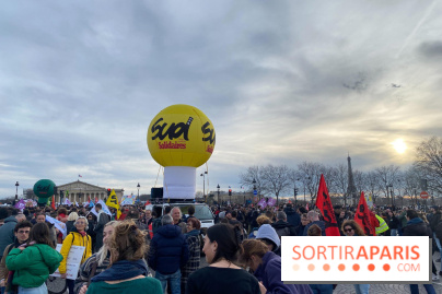 Réforme des retraites manifestation Concorde