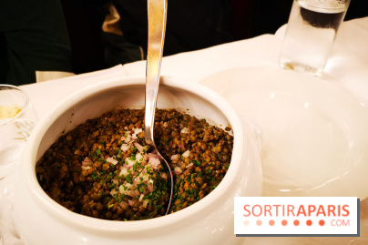 Batifol - Restaurant Paris 10 - Lentilles vertes du Puy servies en jatte, vinaigrette moutardée