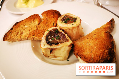 Batifol - Restaurant Paris 10 - Os à moelle, sel de Guérande et pain de campagne grillé