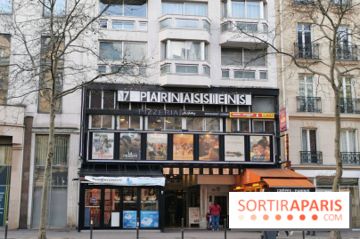 Le cinéma les 7 Parnassiens dans le quartier de Montparnasse