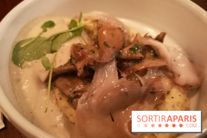 Restaurant Mieux - Polenta grand roux, champignons, lard de Colonnata