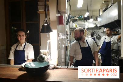 Restaurant Mieux - La brigade dans la cuisine ouverte