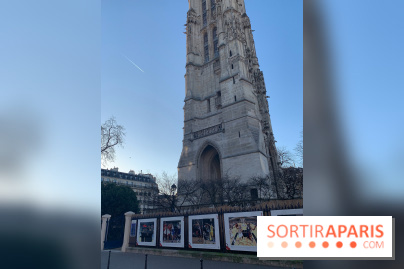 Exposition photo Tony Parker Tour Saint-Jacques 