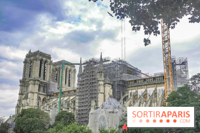 Notre Dame, démontage de l'échafaudage endommagé 