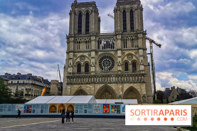 Notre Dame, démontage de l'échafaudage endommagé 