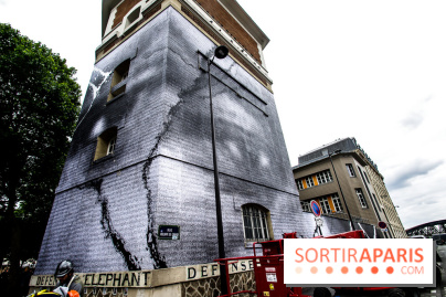 Hommage à Adama Traoré : l'artiste JR dévoile un collage géant à Paris, les photos