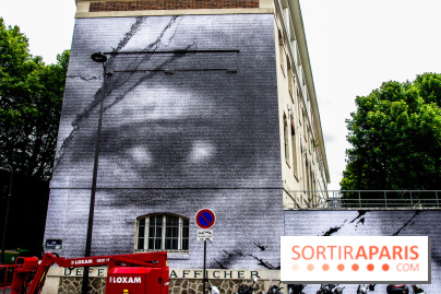 Hommage à Adama Traoré : l'artiste JR dévoile un collage géant à Paris, les photos