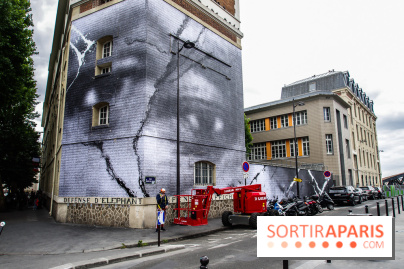 Hommage à Adama Traoré : l'artiste JR dévoile un collage géant à Paris, les photos