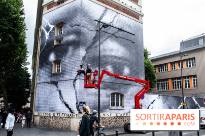 Hommage à Adama Traoré : l'artiste JR dévoile un collage géant à Paris, les photos