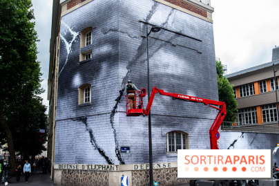 Hommage à Adama Traoré : l'artiste JR dévoile un collage géant à Paris, les photos