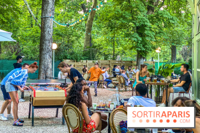 Le Jardin Bohème au Chalet du Lac, la terrasse estivale