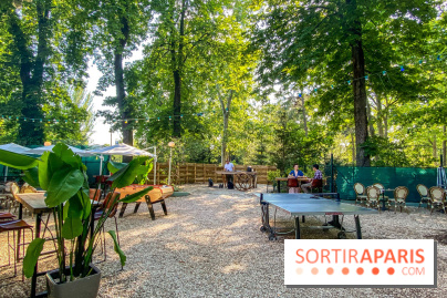 Le Jardin Bohème au Chalet du Lac, la terrasse estivale
