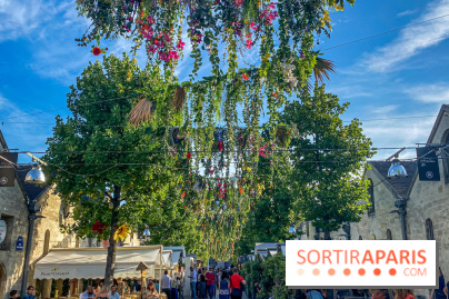 Le ciel de fleurs à Bercy Village