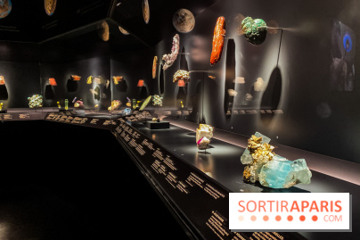 Photos Exposition Pierres Précieuses, du minéraux aux bijoux avec le Joaillier Van Cleef & Arpel vue