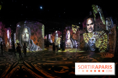 Photos : Exposition immersive Jimmy Nelson : The last sentinels à l’Atelier des Lumières 