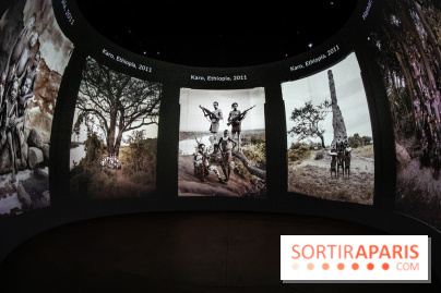 Photos : Exposition immersive Jimmy Nelson : The last sentinels à l’Atelier des Lumières 