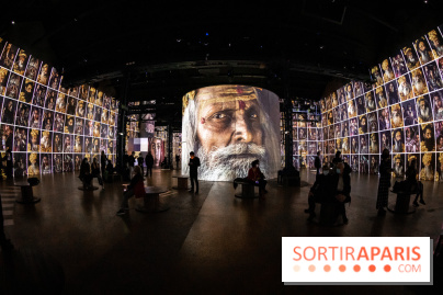 Photos : Exposition immersive Jimmy Nelson : The last sentinels à l’Atelier des Lumières 
