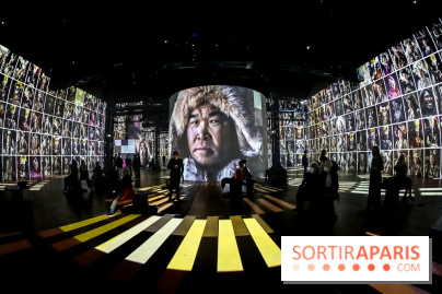 Photos : Exposition immersive Jimmy Nelson : The last sentinels à l’Atelier des Lumières 