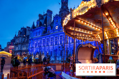 Photos : Village et illuminations de Noël de l'Hôtel de Ville 2020