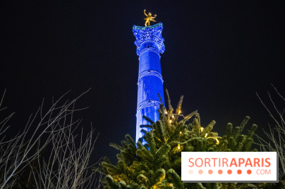 Photos illuminations de Noël de la Bastille