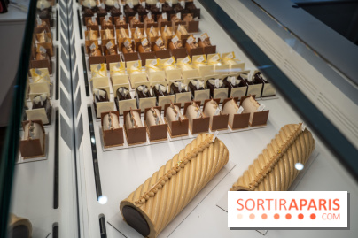 Bûche de Noël signature de Sébastien Serveau, Pâtisserie Fine Versailles