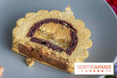 Bûche de Noël signature de Sébastien Serveau, Pâtisserie Fine Versailles