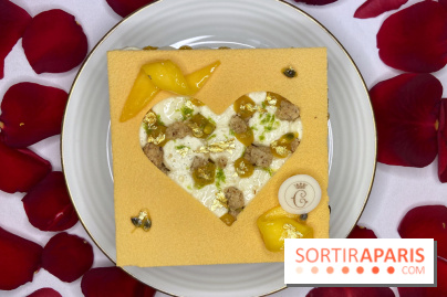 Le menu de Saint-Valentin 2021 de l'hôtel de Crillon