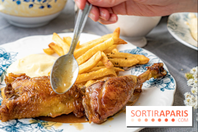 Menu volaille et truffe du Coq Rico, les photos