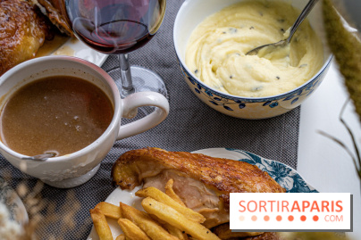 Menu volaille et truffe du Coq Rico, les photos