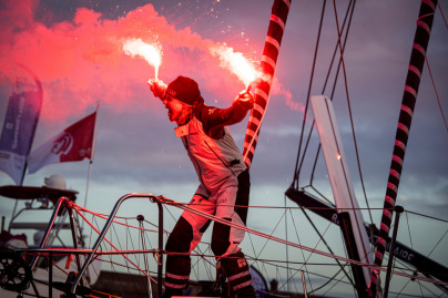 Clarisse Crémer, navigatrice de Banque Populaire X, les photos