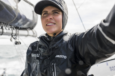 Clarisse Crémer, navigatrice de Banque Populaire X, les photos