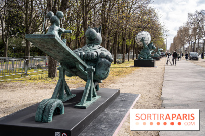 Exposition Geluck sur les Champs-Elysées 