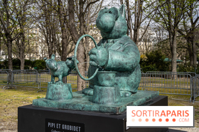 Exposition Geluck sur les Champs-Elysées 