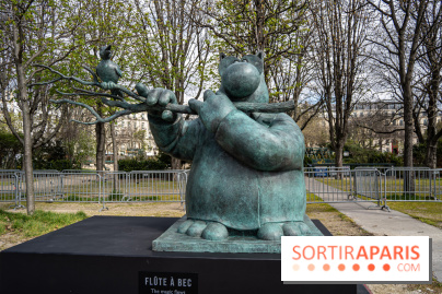 Exposition Geluck sur les Champs-Elysées 