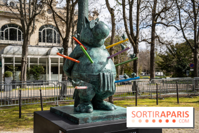 Exposition Geluck sur les Champs-Elysées 