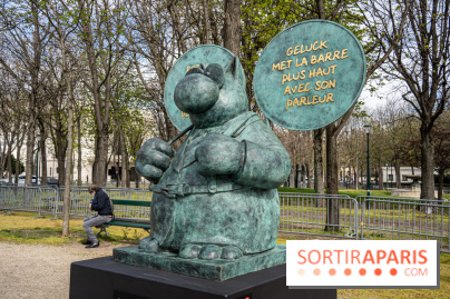 Exposition Geluck sur les Champs-Elysées 