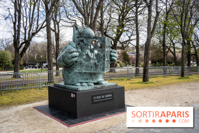 Exposition Geluck sur les Champs-Elysées 