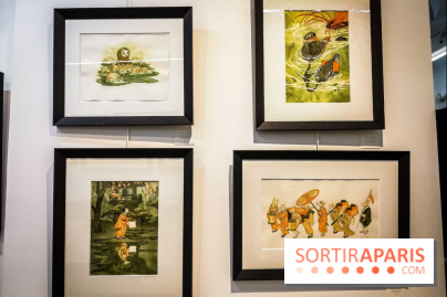 Shizen, l'expo gratuite de Benjamin Lacombe à la galerie Daniel Maghen - nos photos