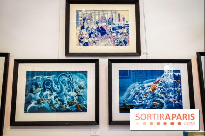 Shizen, l'expo gratuite de Benjamin Lacombe à la galerie Daniel Maghen - nos photos