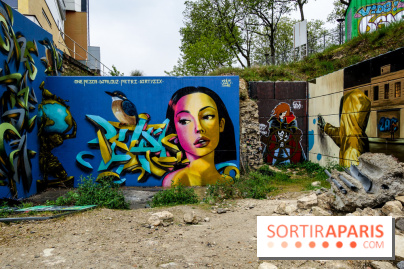Spot 13 : le lieu éphémère de street art en plein air à Paris, nos photos