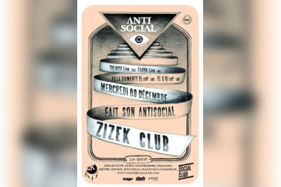 Zizek, Antisocial, Social Club, Soirée, Paris