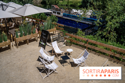 La plage et le brunch EffetMer de la Maison Louveciennes 