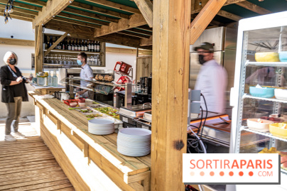 La plage et le brunch EffetMer de la Maison Louveciennes 