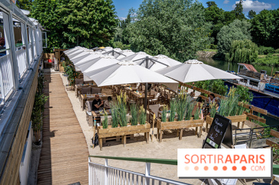 La plage et le brunch EffetMer de la Maison Louveciennes 